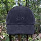Ueno Park | Corduroy Embroidered Hat |  "I Forest Bathe in Ueno Park"