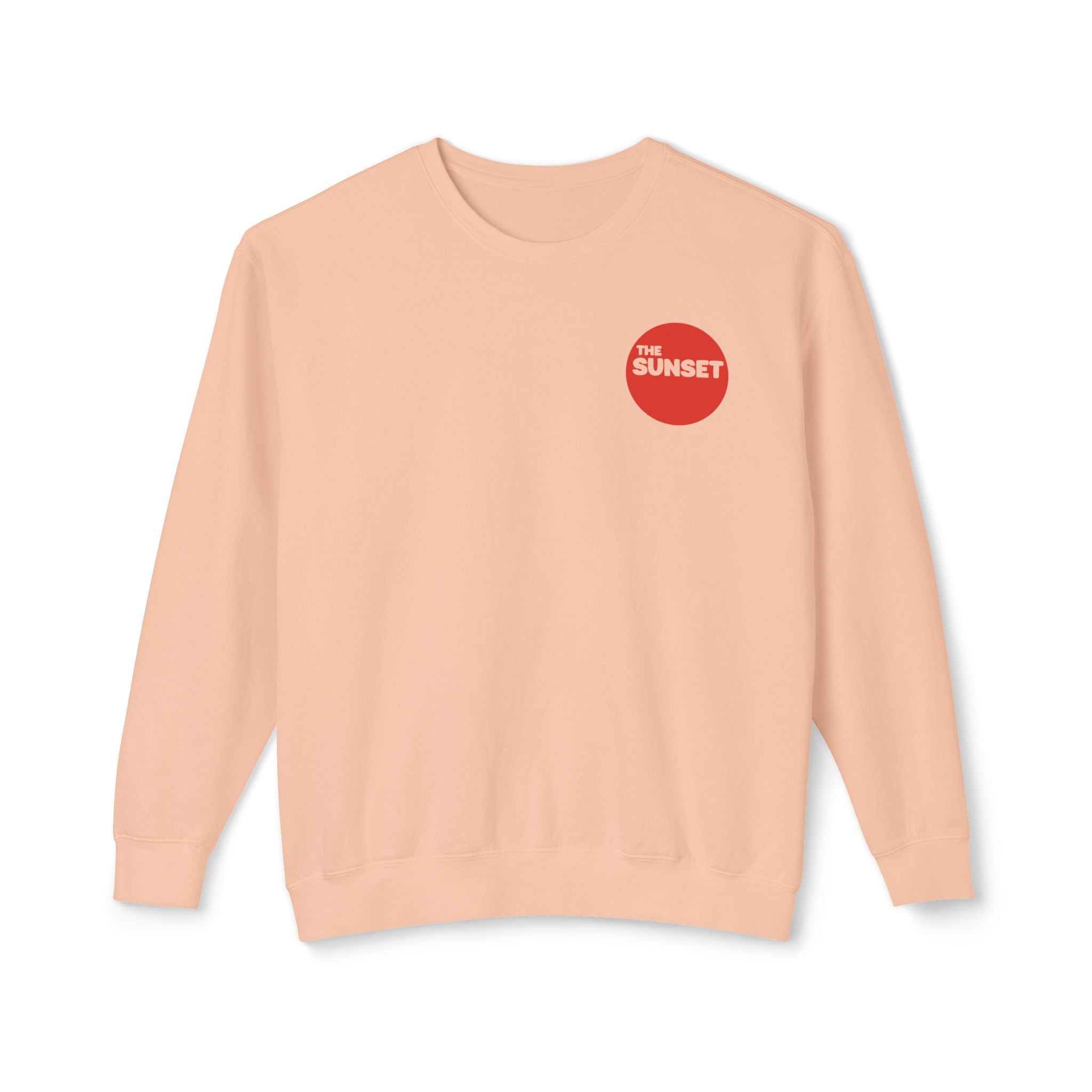 The Sunset | Unisex Adult Cotton Crewneck Sweatshirt | Always Foggy, Sometimes Sunny