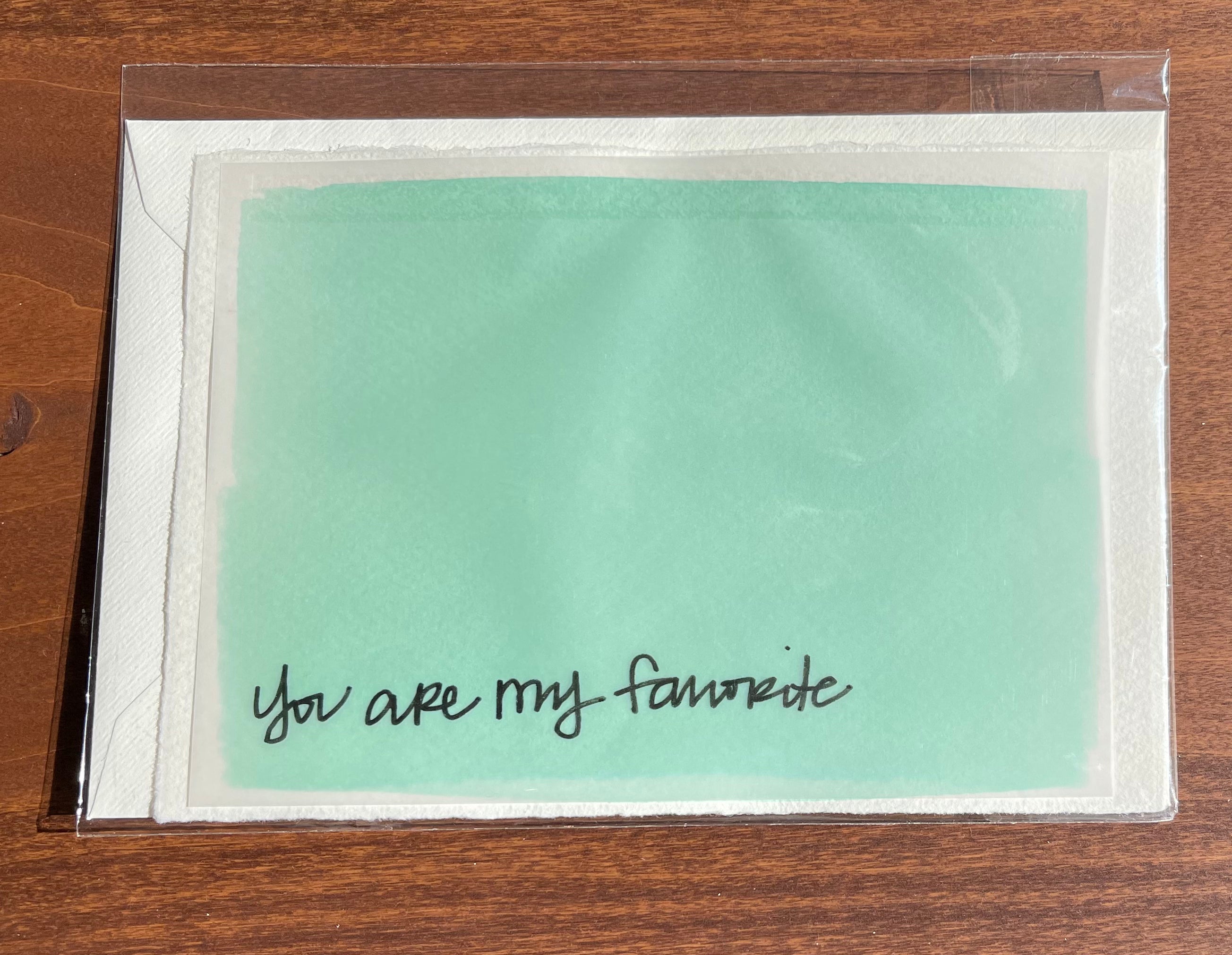 Watercolor Notecard