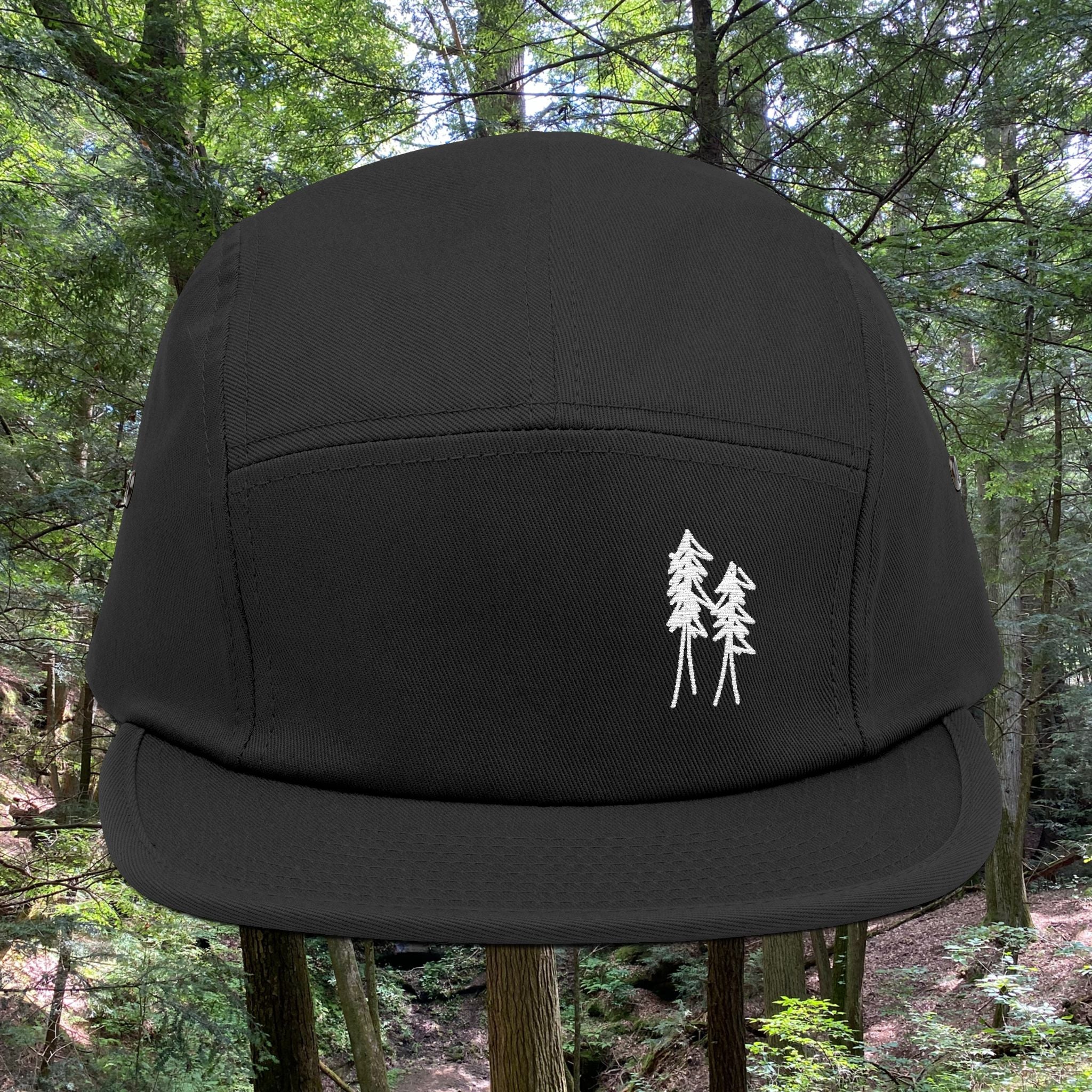 Certified Fog Snob | Embroidered Cotton Hat | Redwood Trees