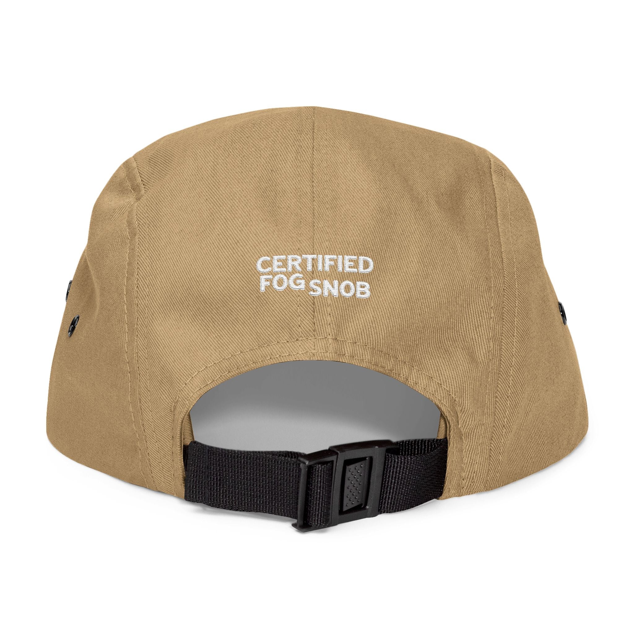 Certified Fog Snob | Embroidered Cotton Hat | Redwood Trees