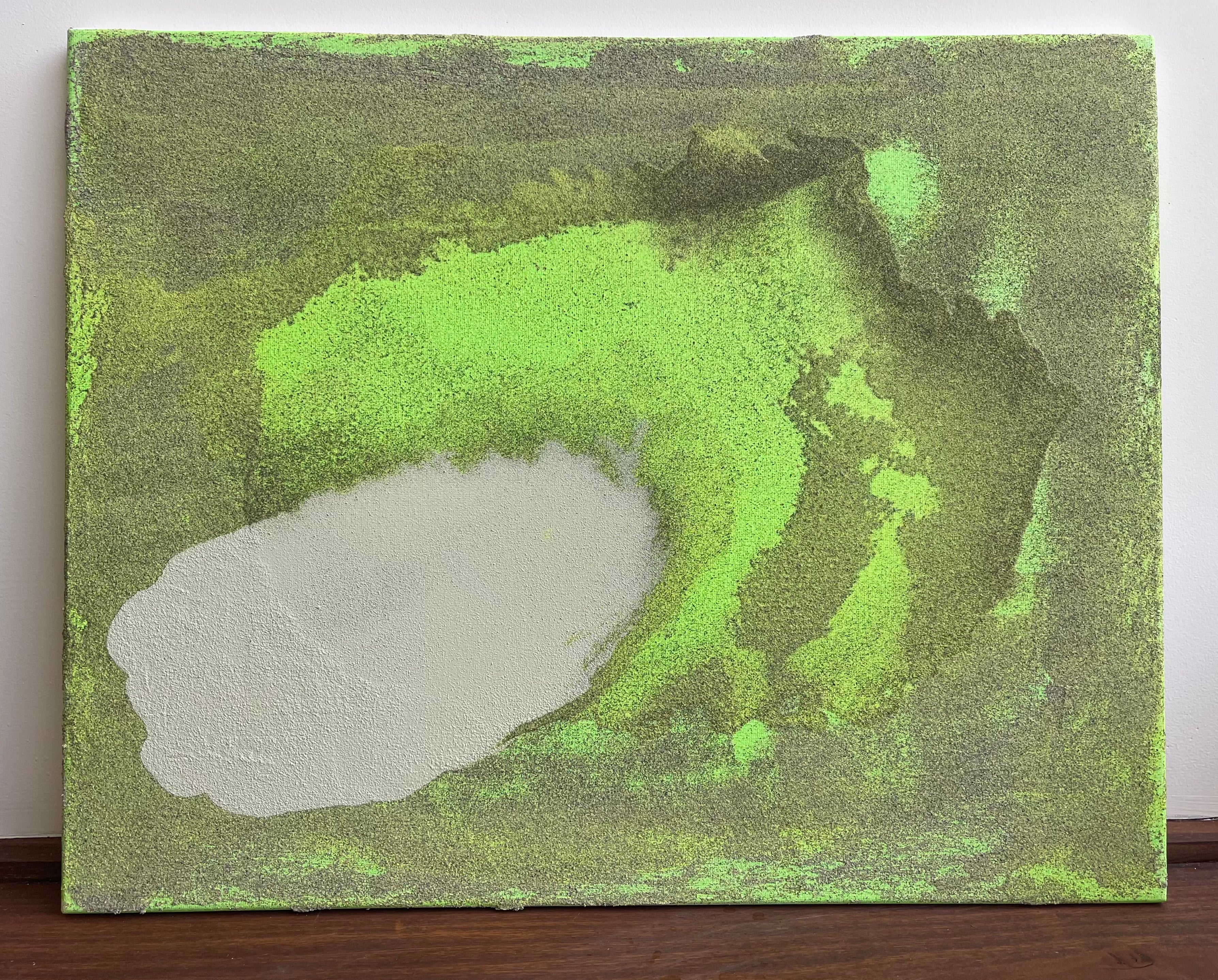 Artwork on Canvas "Neon Beach" - 16"x20"
