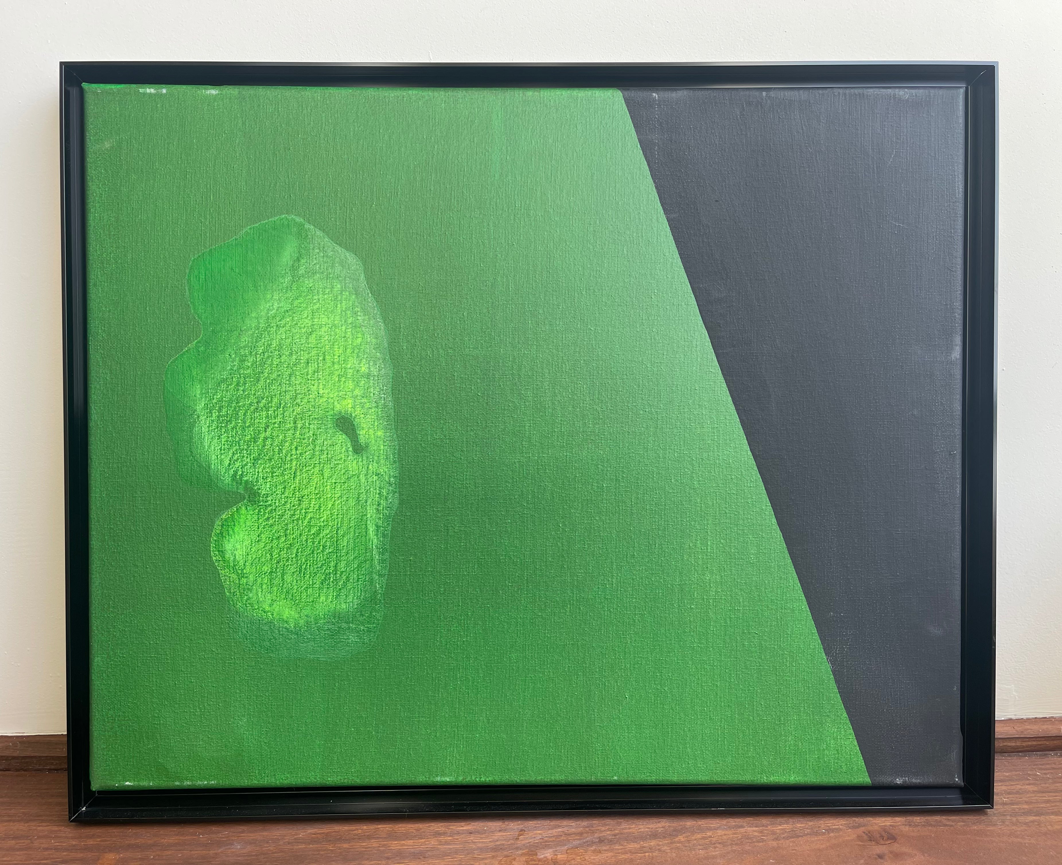 Artwork on Canvas Framed "Neon Pool" - 16"x20"