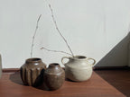 Ceramic Vase - White Handled