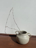 Ceramic Vase - White Handled