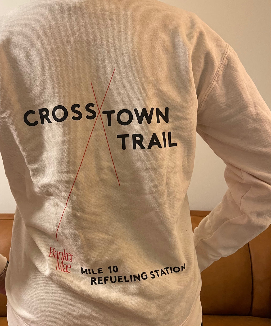 Adult Crew Sweatshirt - Crosstown Trail Refueling Station - PRESALE