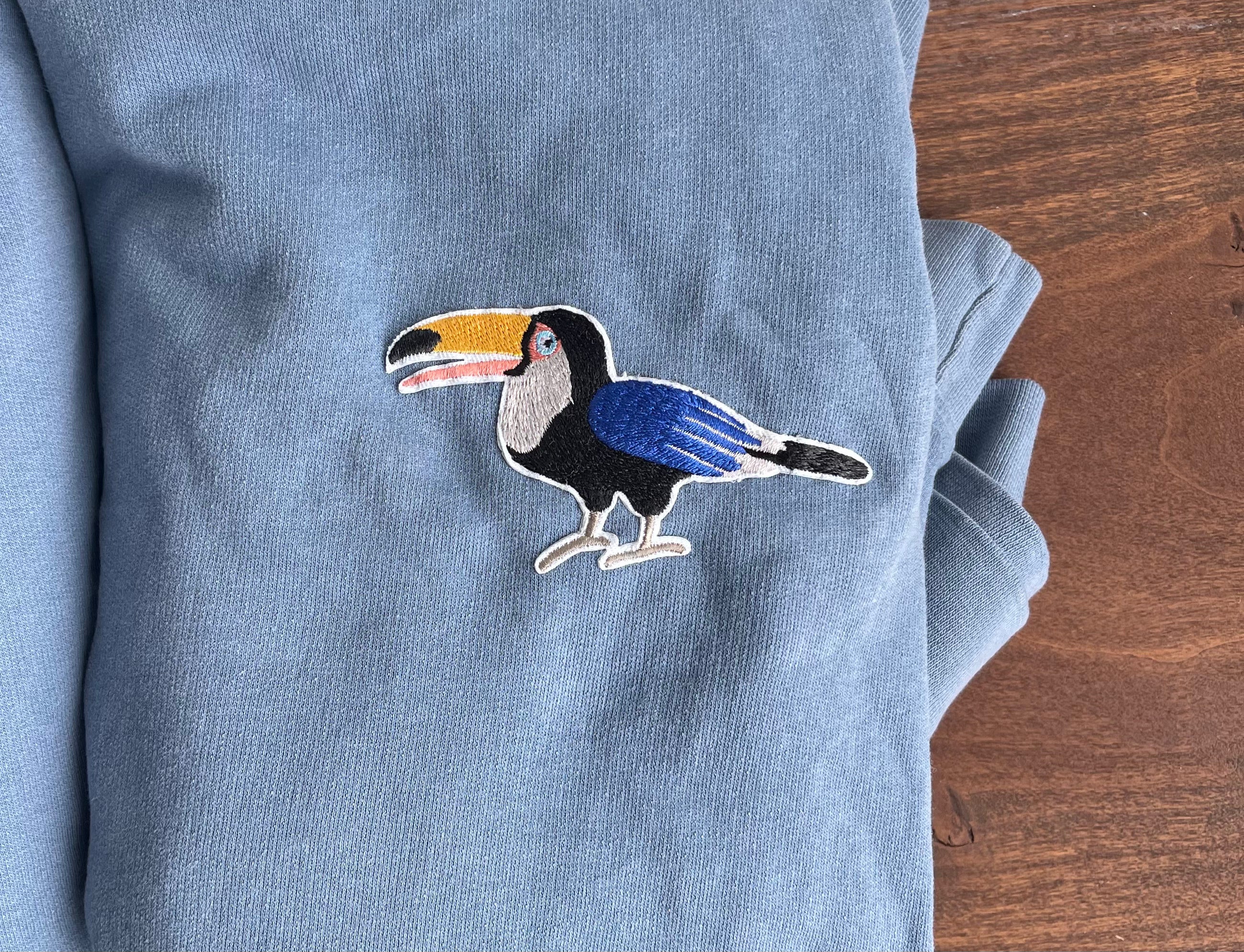 Youth Patch Hooded Sweatshirt - Weathered Blue