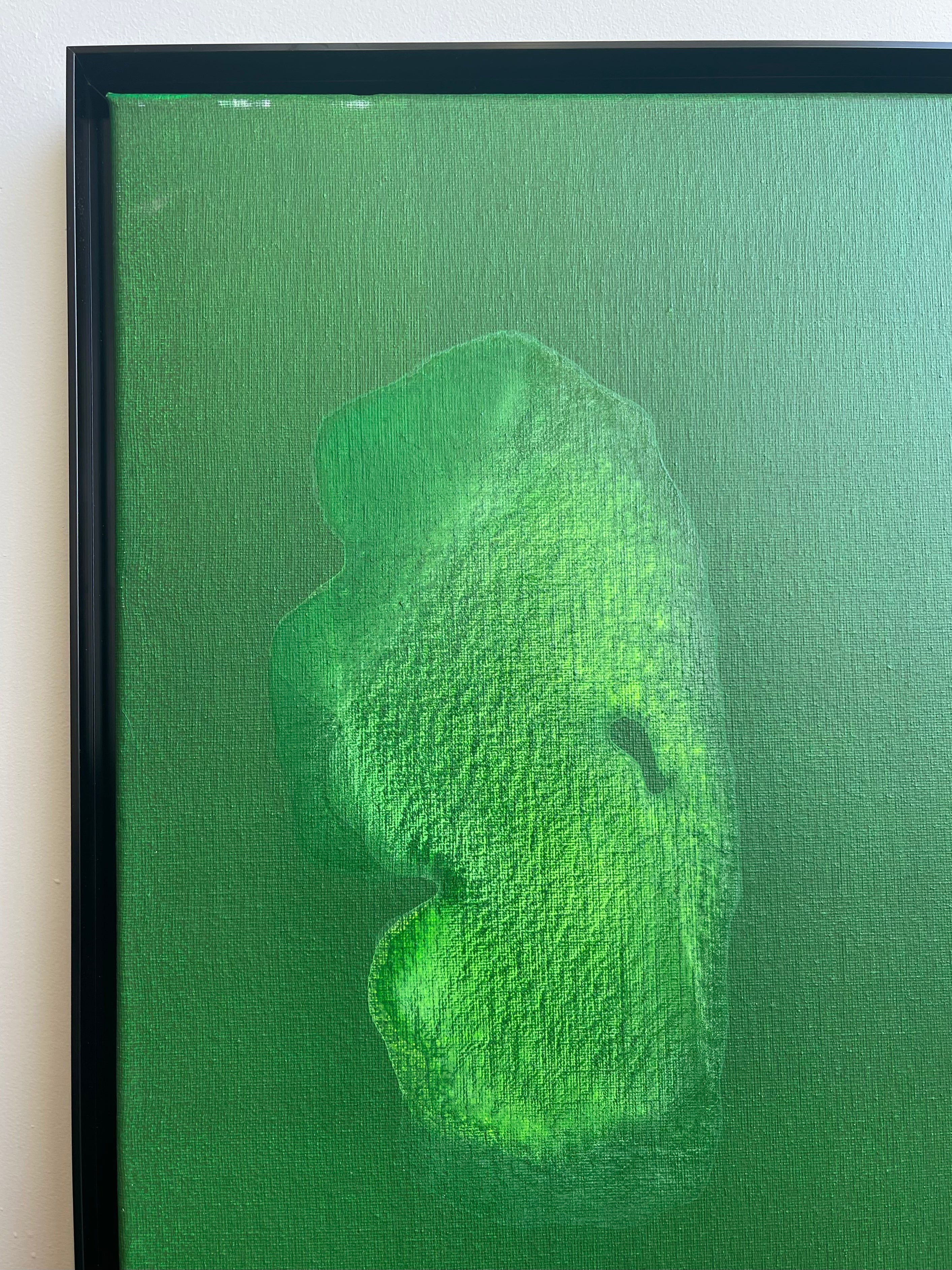 Artwork on Canvas Framed "Neon Pool" - 16"x20"