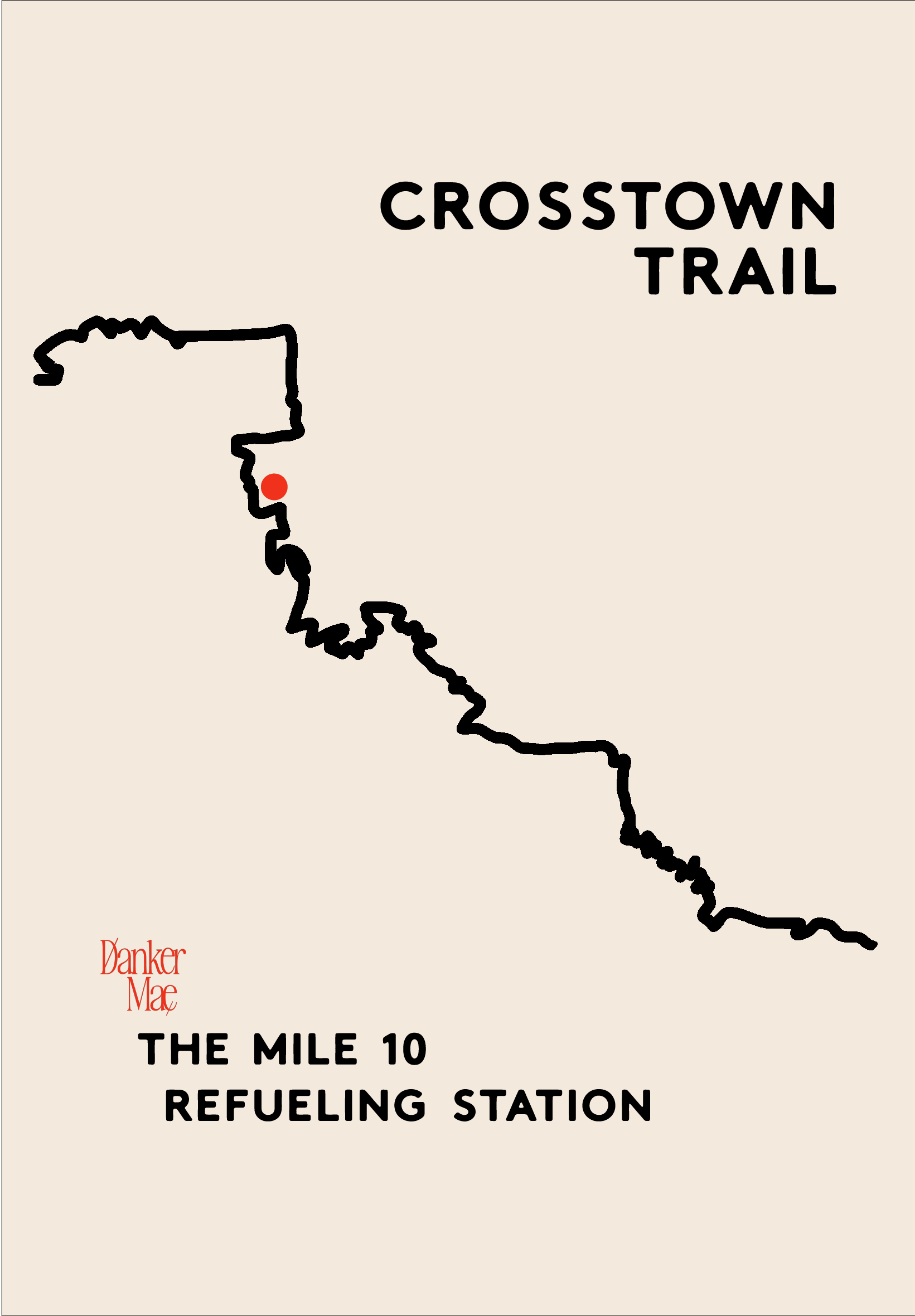 Adult Crew Sweatshirt - Crosstown Trail Refueling Station - PRESALE