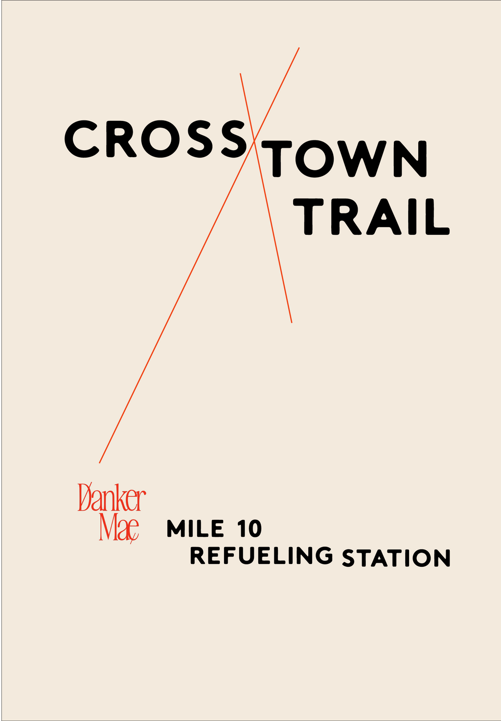 Adult Crew Sweatshirt - Crosstown Trail Refueling Station - PRESALE