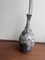 Ceramic Vase - Horsehair raku Vase Tall