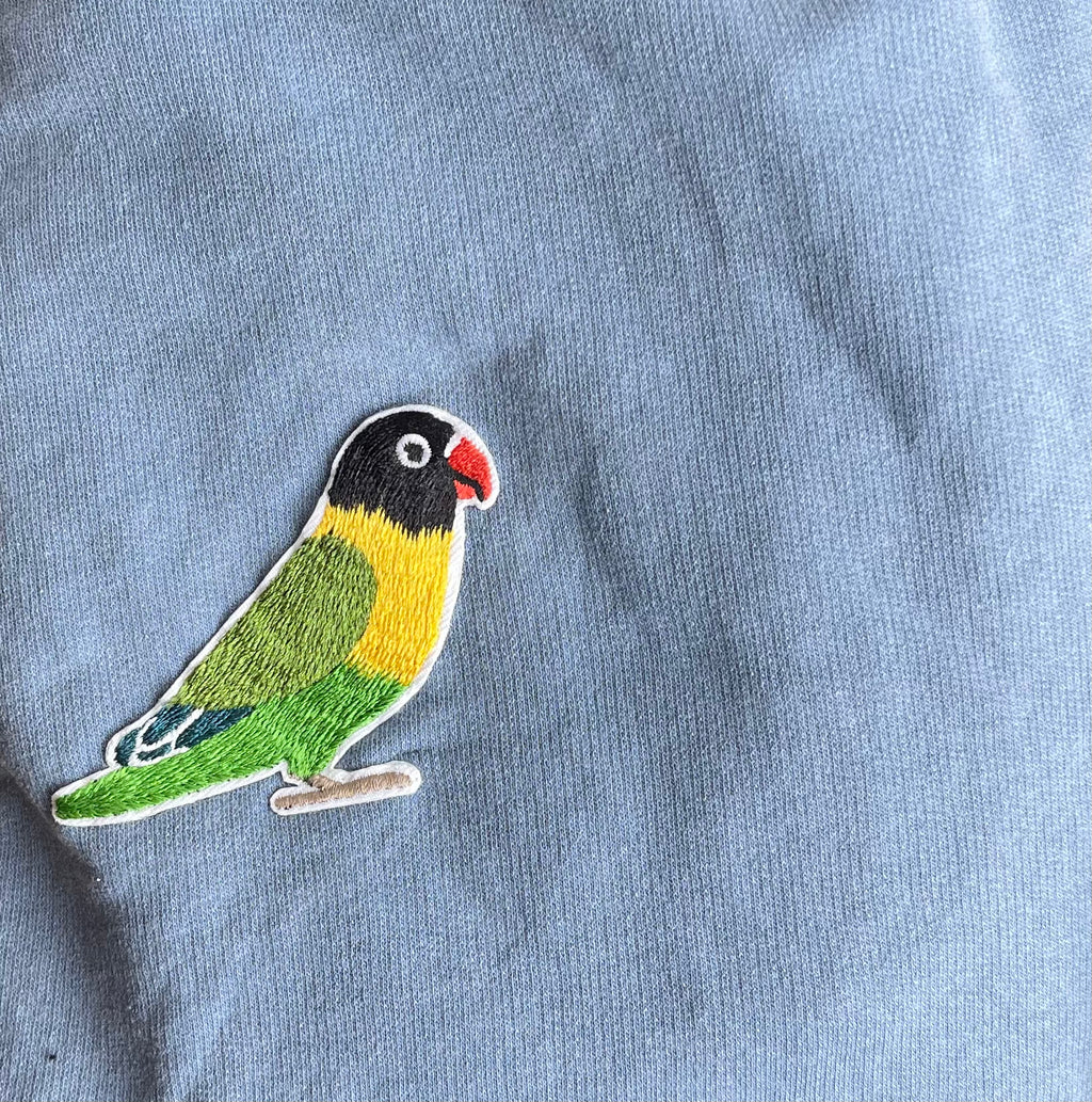 Youth Patch Hooded Sweatshirt - Weathered Blue