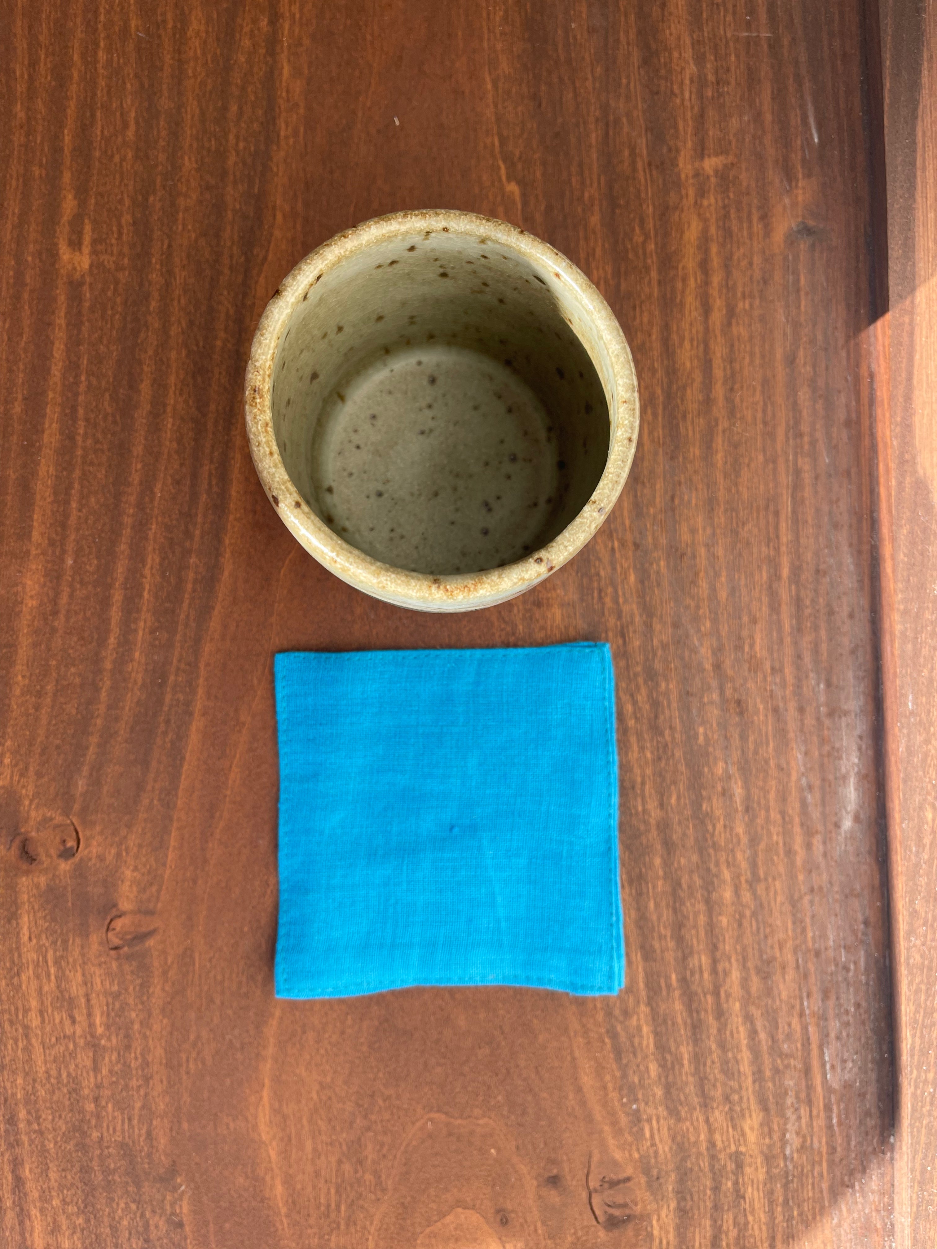 Linen Drink Coasters - Pack of 4