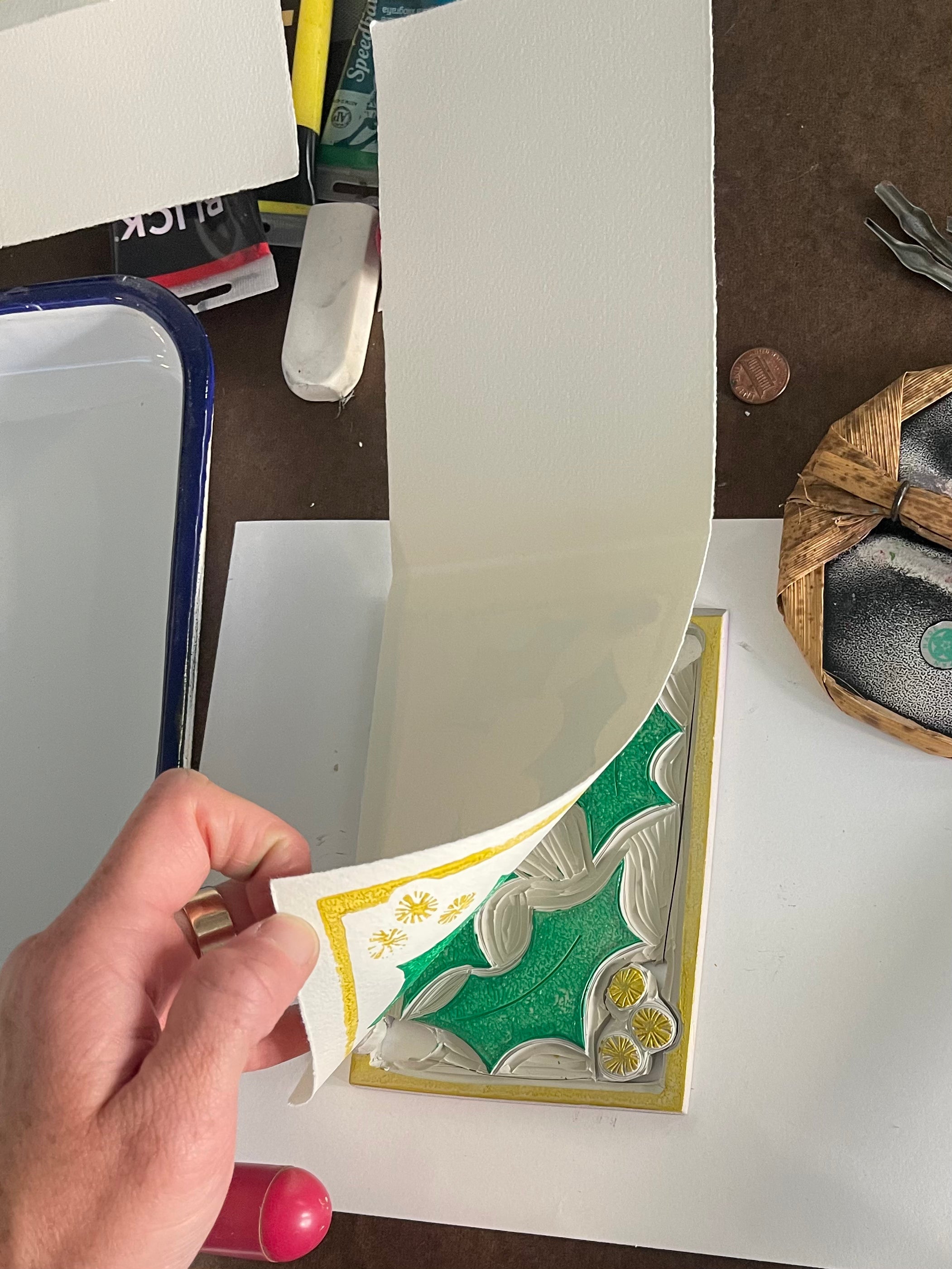 Holiday Themed Block Print Class - 7 NOV 2025