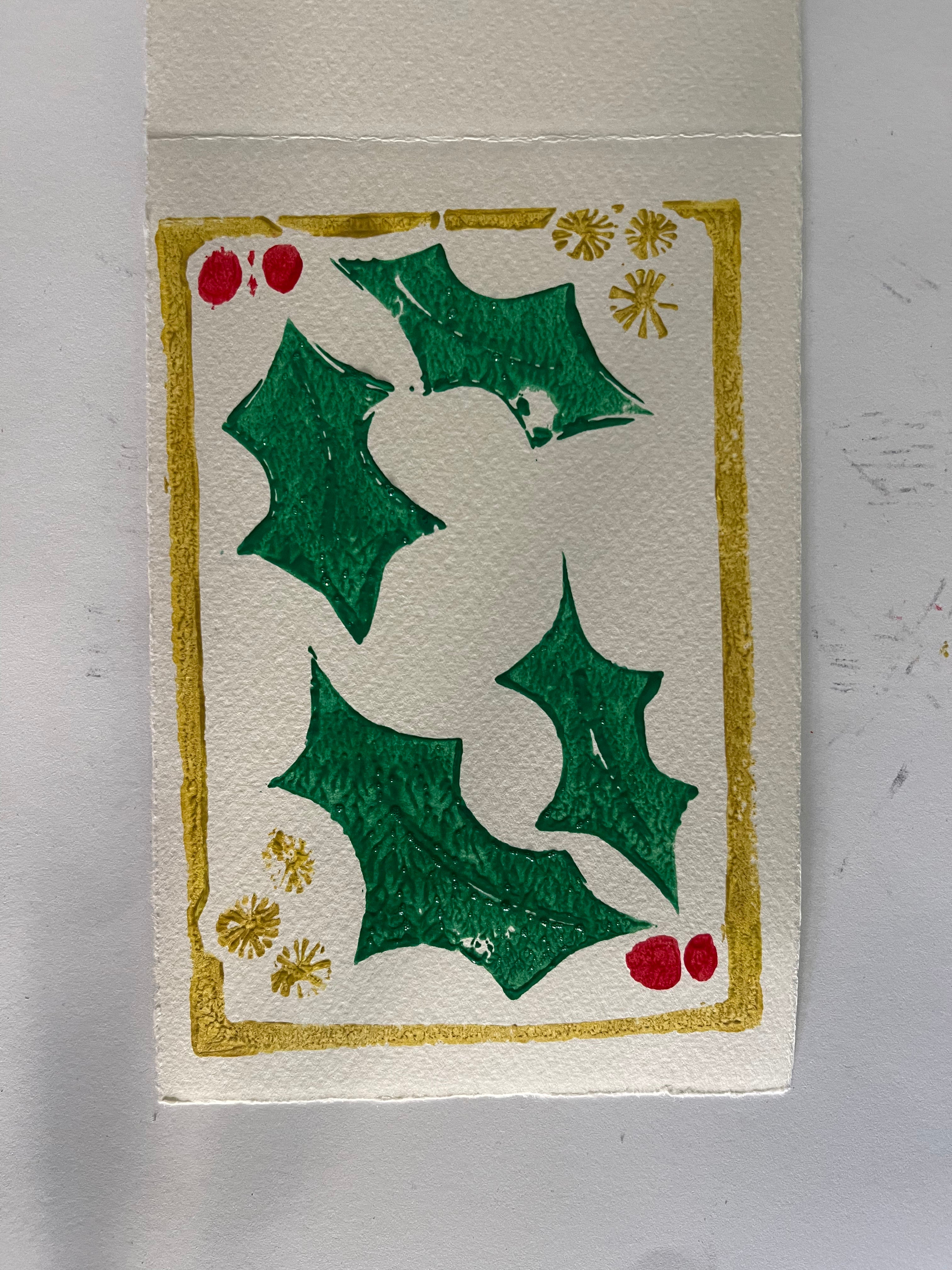 Holiday Themed Block Print Class - 7 NOV 2025