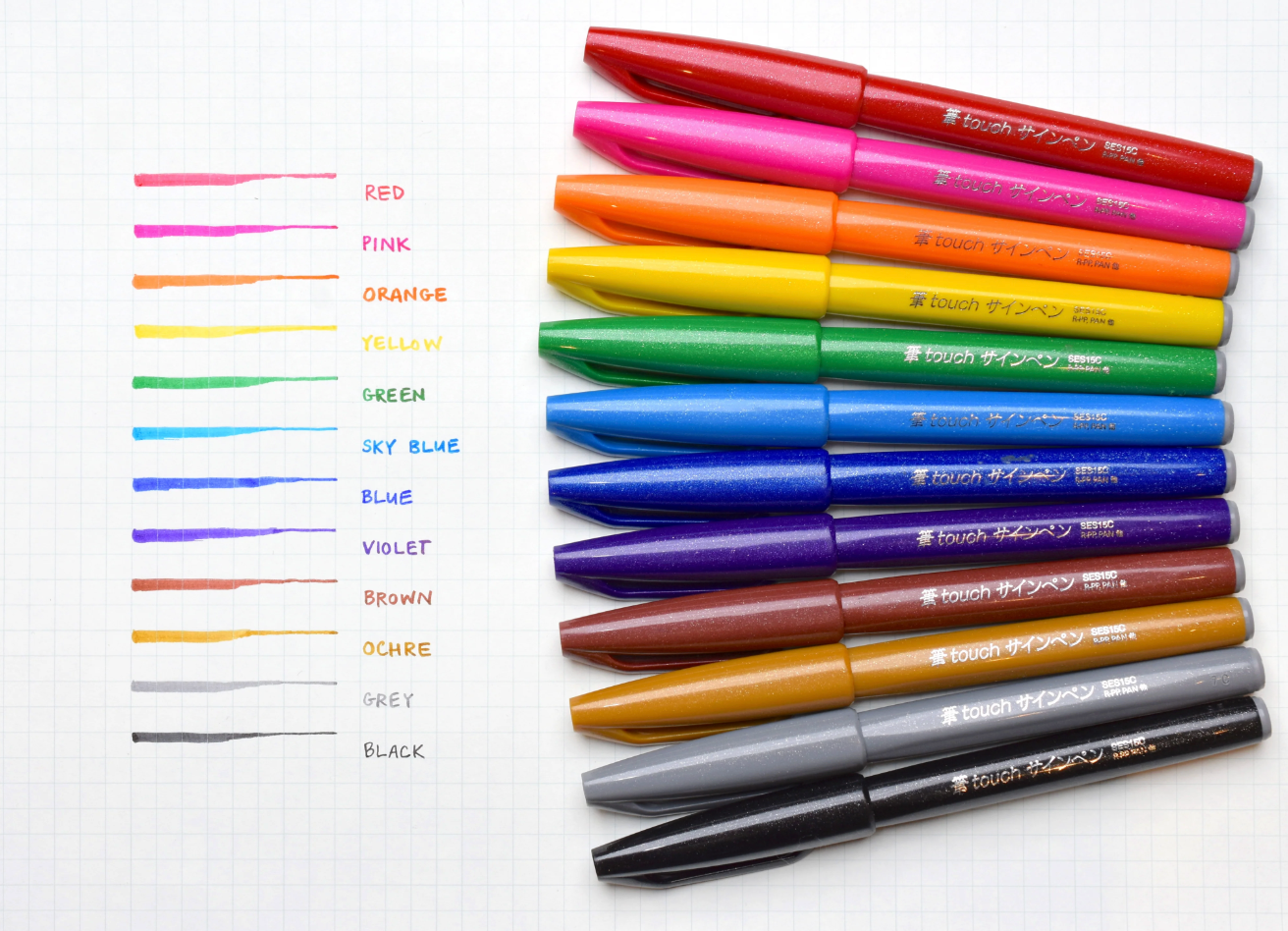 Pentel Brush Up Touch Sign Pen