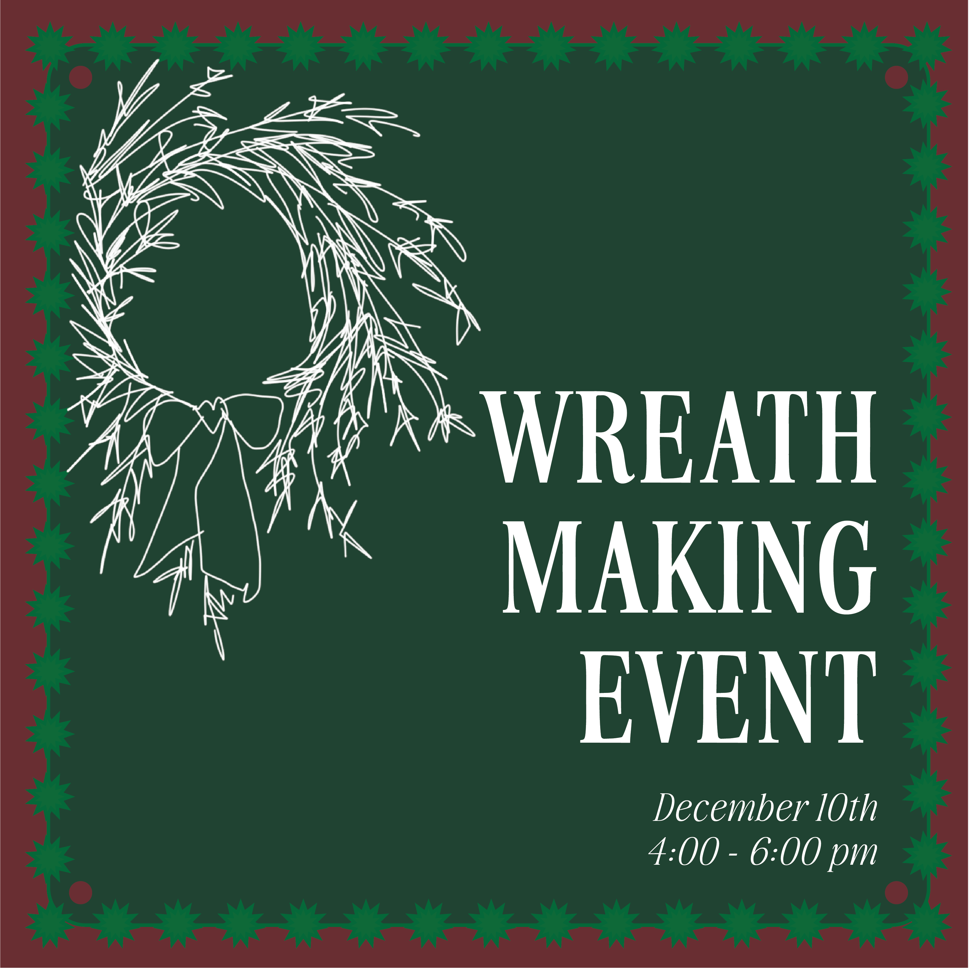 Wreath Making Event - 10 DEC 2024