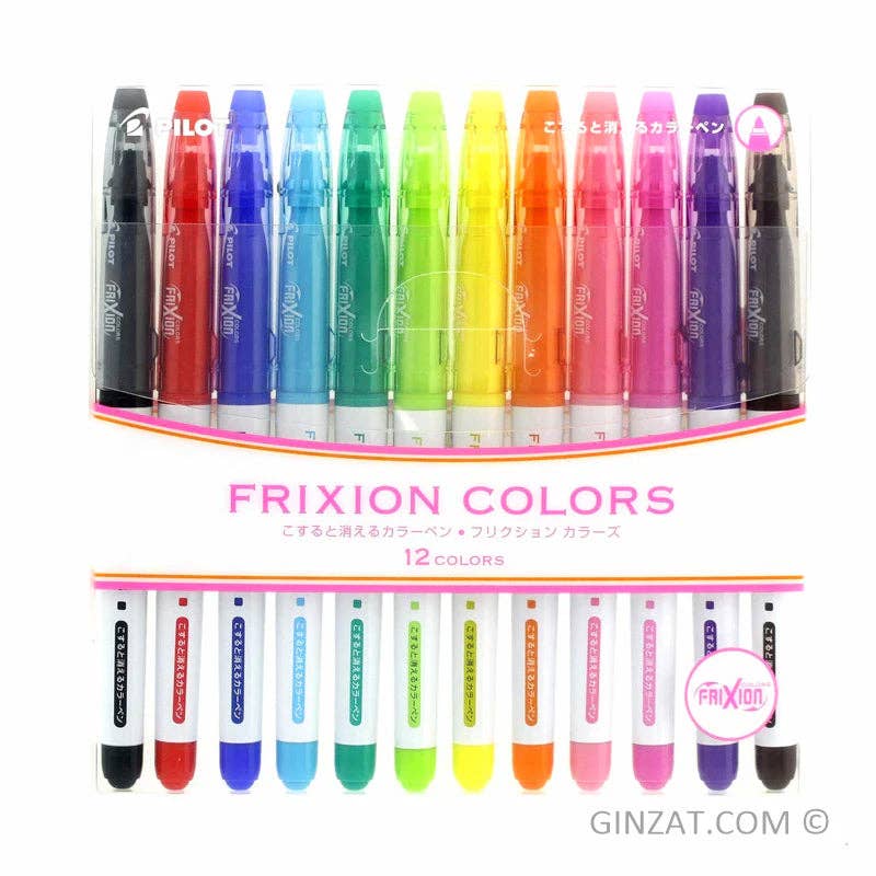 PILOT Frixion Erasable Markers (12 piece set)