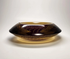 Vintage MCM amber Murano Ashtray