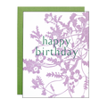 Wildflower Birthday Card