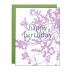 Wildflower Birthday Card