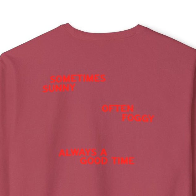 The Sunset | Crewneck Sweatshirt | Always Foggy, Sometimes Sunny