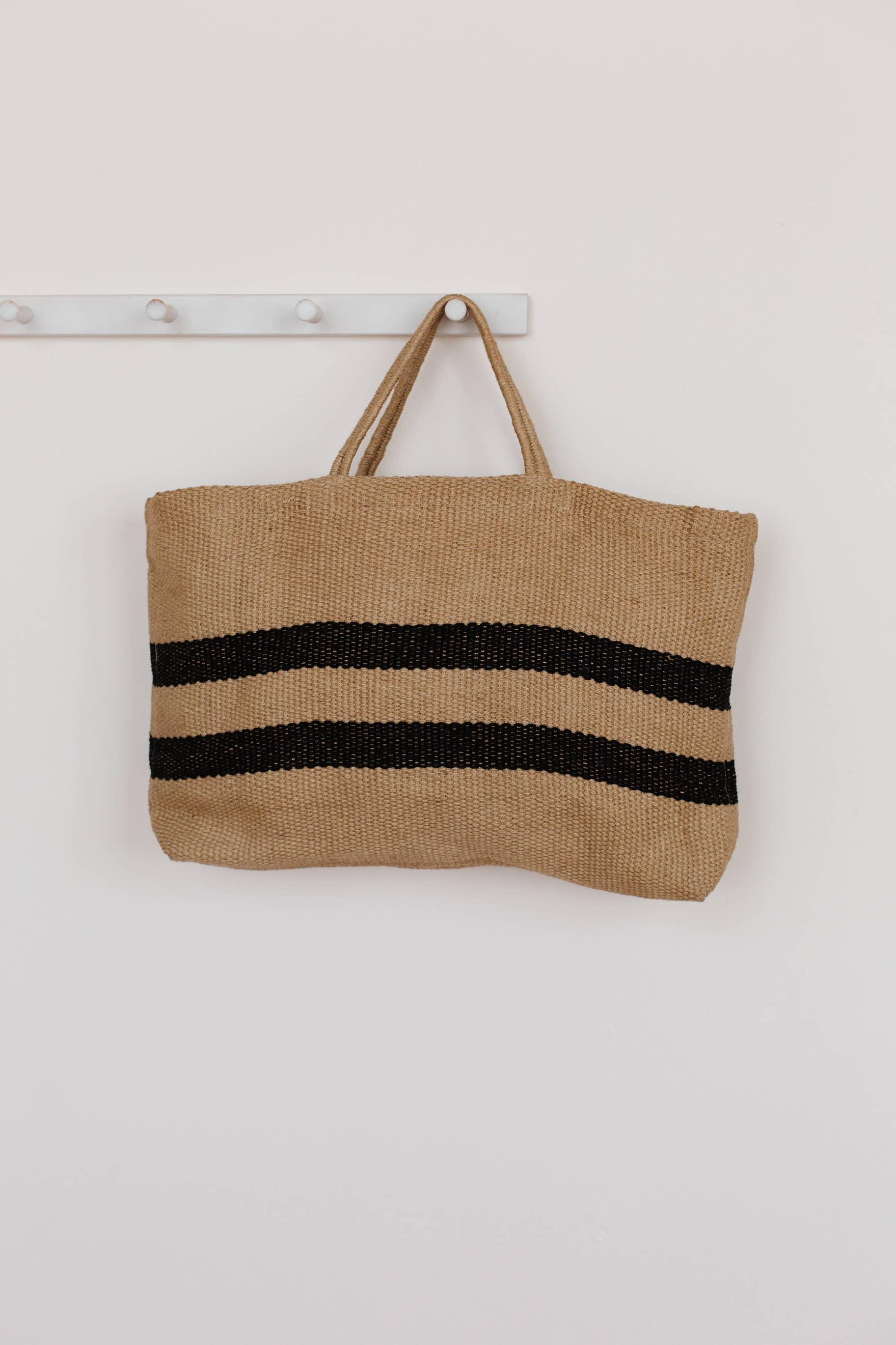 Wide Reusable Tote Bag - Breton