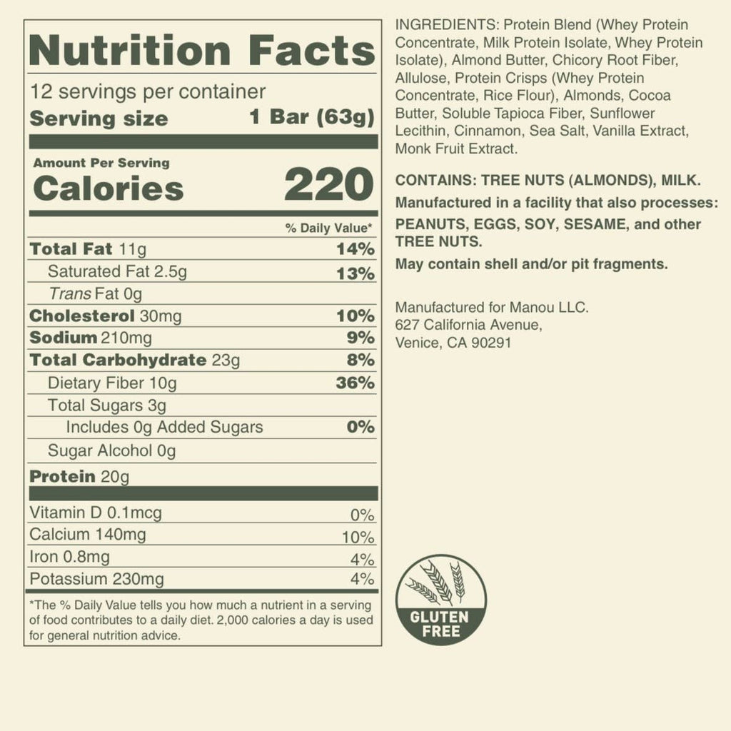 Vanilla Cinnamon Protein Bar