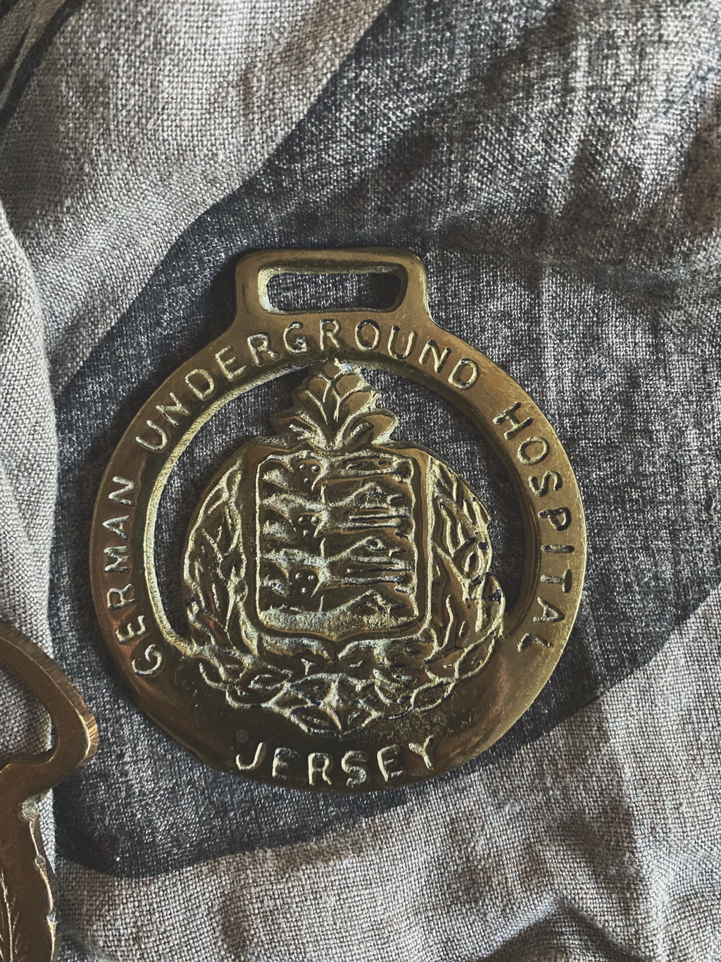 Vintage Brass Equestrian Wall Hanging
