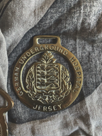 Vintage Brass Equestrian Wall Hanging