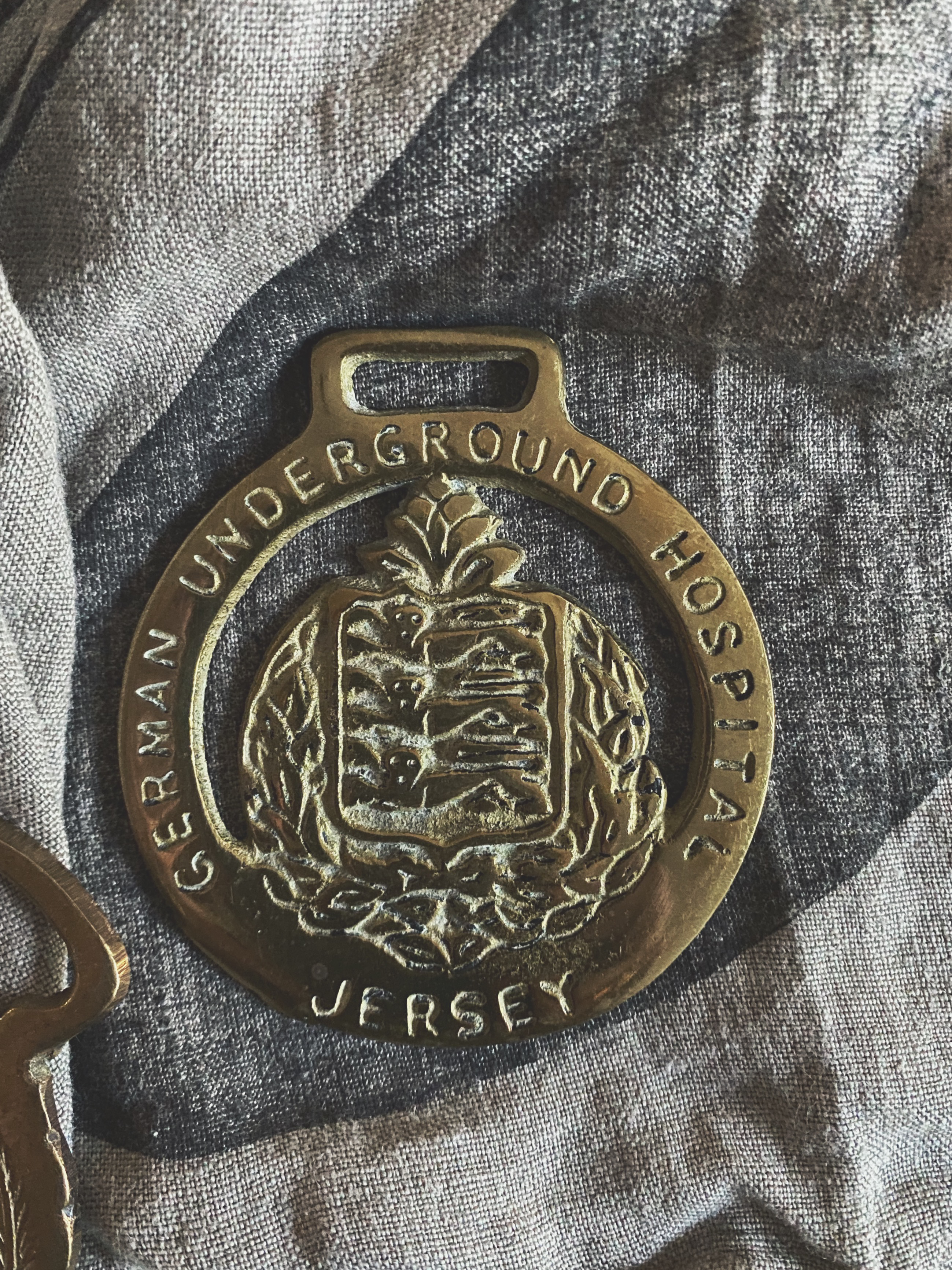 Vintage Brass Equestrian Wall Hanging