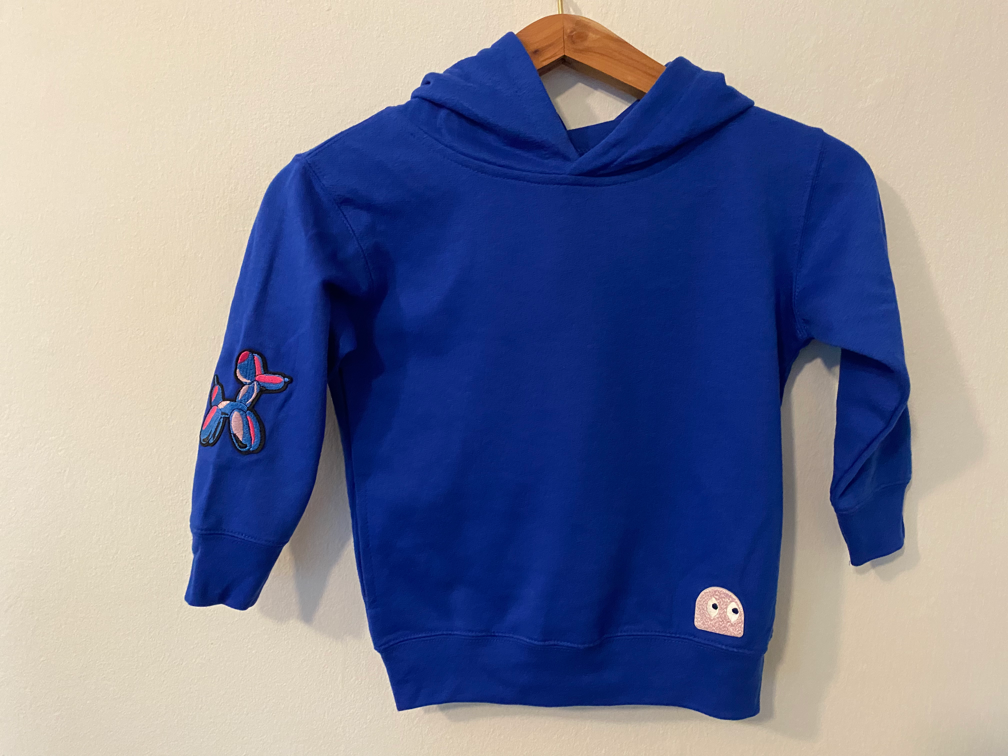 WOW - Kids Patch Hooded Sweatshirt - Cobalt Blue
