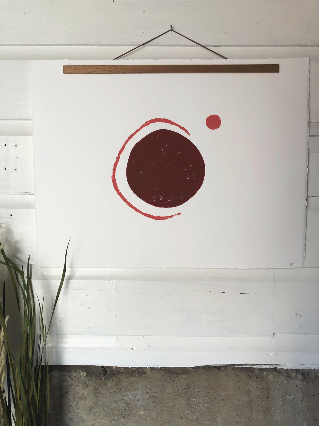 Block Print Artwork  - "Pluot"